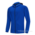 HOMMES FEMMES POLYESTER HOODED SPORT RUNACK Veste